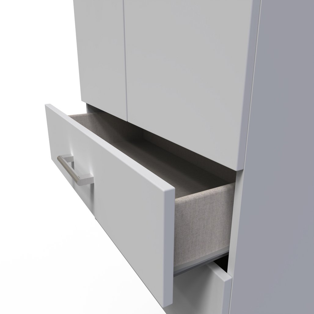 Devon 2 Drawer 2 Door Double Wardrobe
