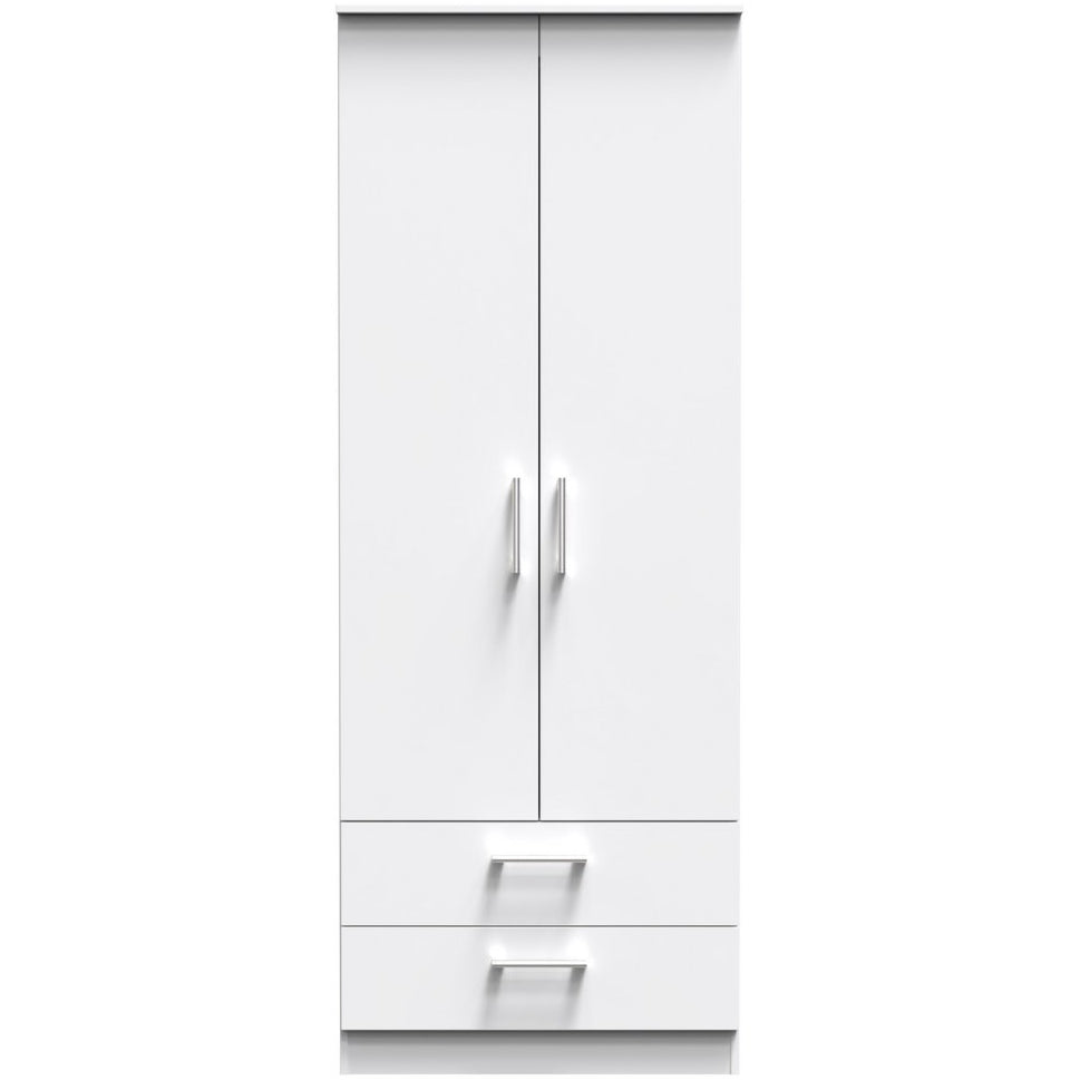 Devon 2 Drawer 2 Door Double Wardrobe