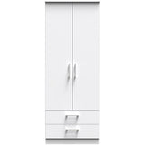 Devon 2 Drawer 2 Door Double Wardrobe