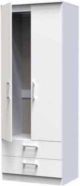 Devon 2 Drawer 2 Door Double Wardrobe