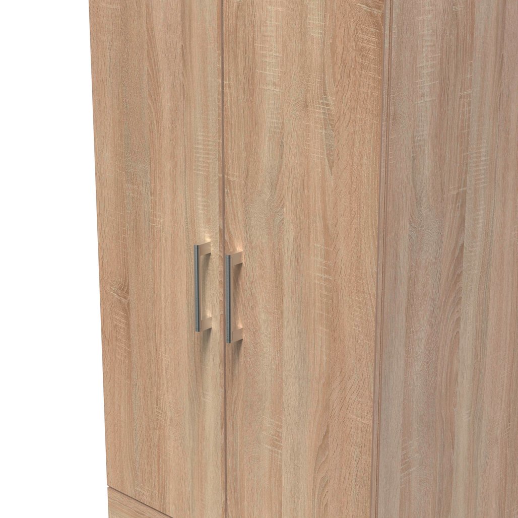 Devon Tall 2 Drawer 2 Door Double Wardrobe