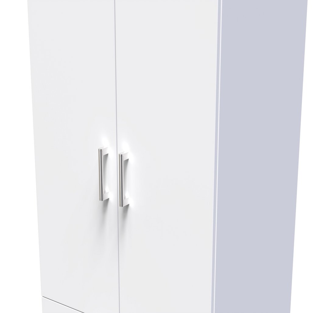Devon Tall 2 Drawer 2 Door Double Wardrobe