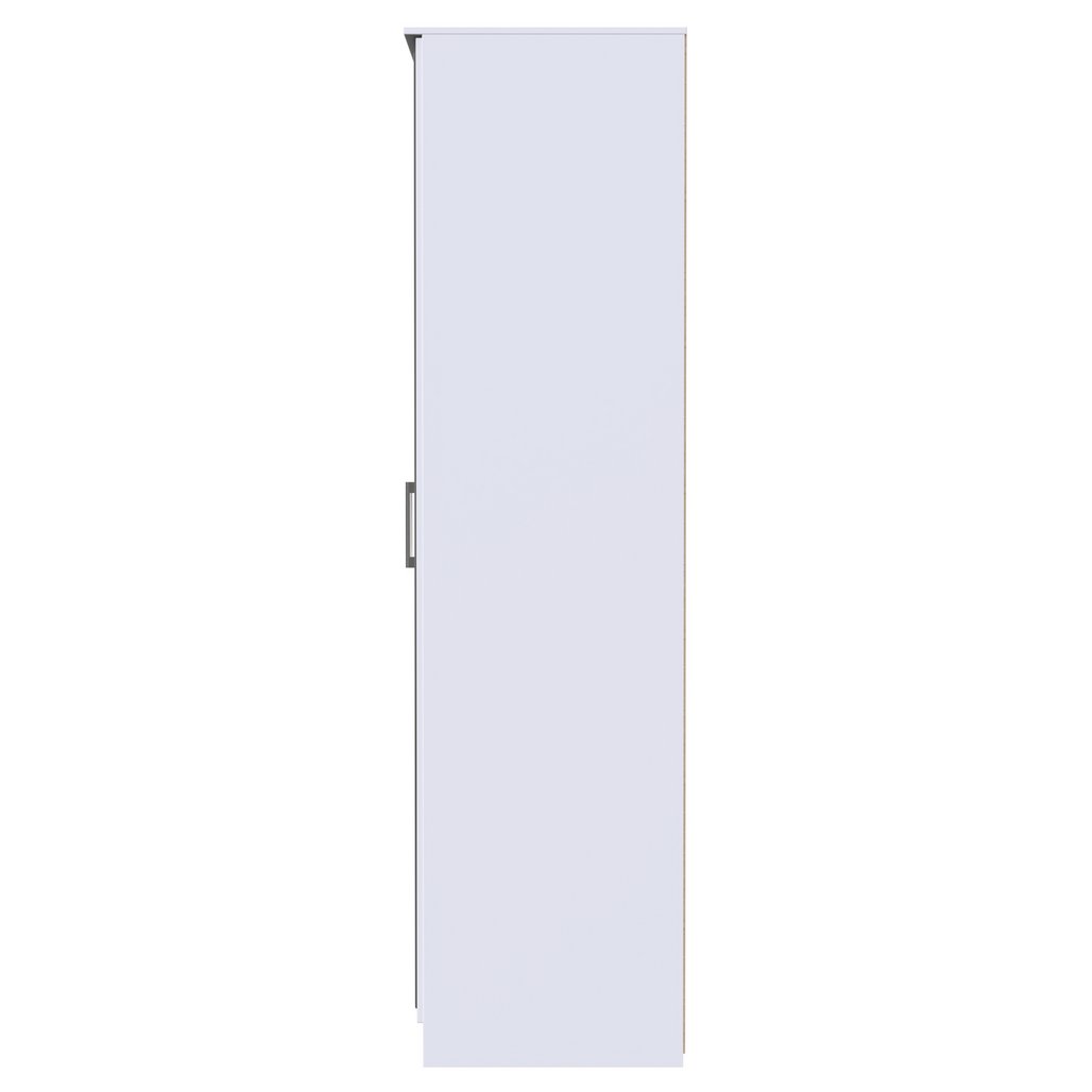 Devon Tall Mirrored 2 Door Double Wardrobe