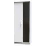 Devon Tall Mirrored 2 Door Double Wardrobe