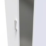 Devon Tall Mirrored 2 Door Double Wardrobe