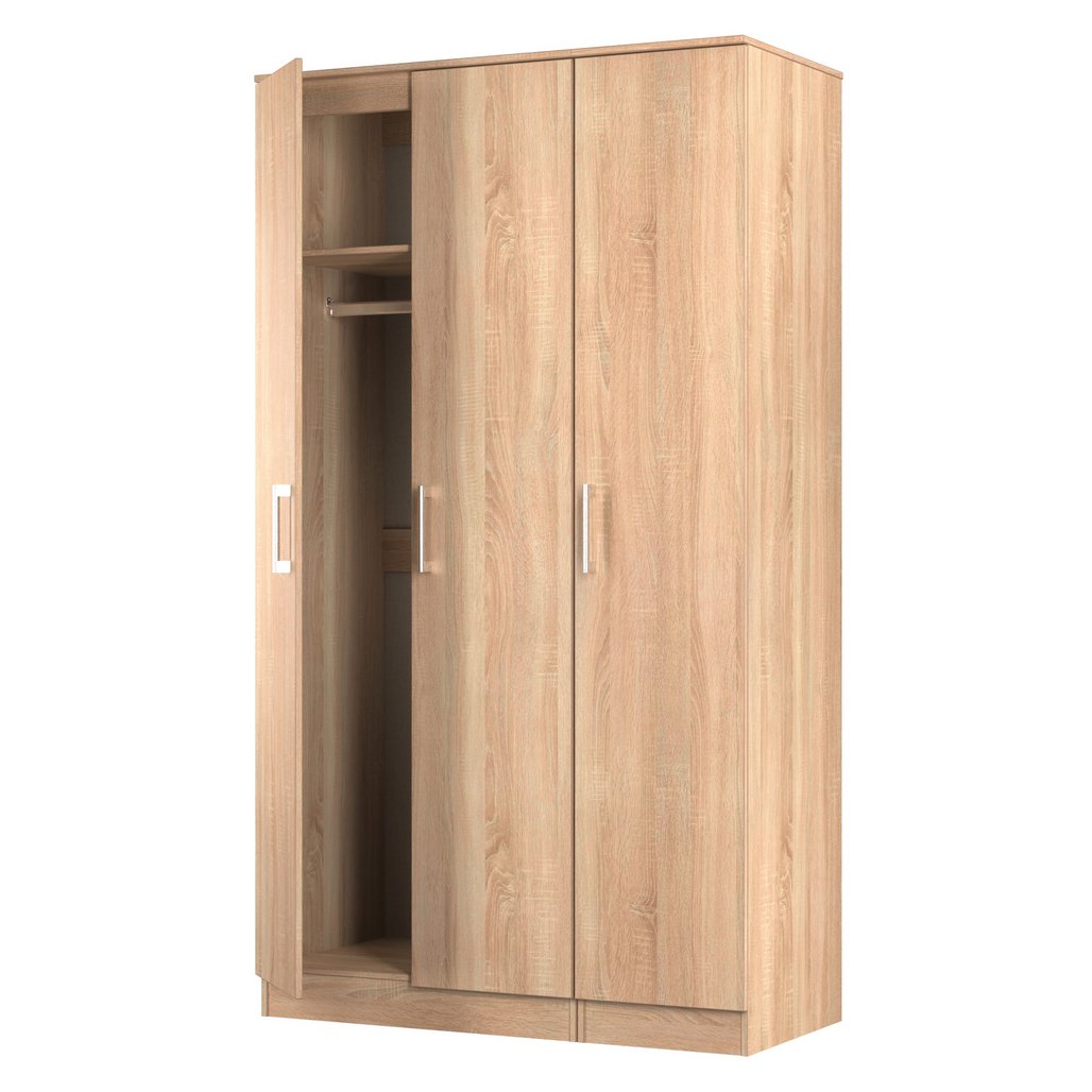 Devon Tall 3 Door Triple Wardrobe