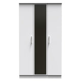 Devon Tall Mirrored 3 Door Triple Wardrobe