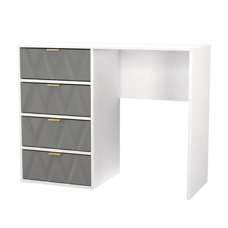 Diamond 4 Drawer Pedestal Desk