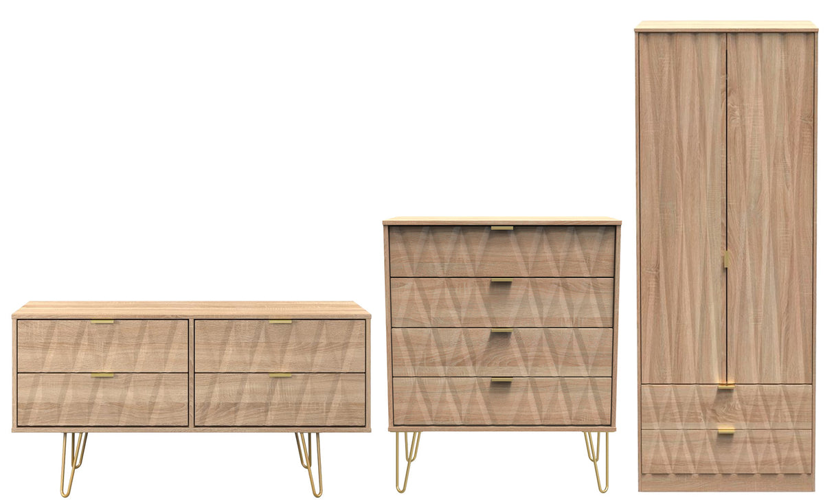 Diamond 3 Piece Bedroom Set