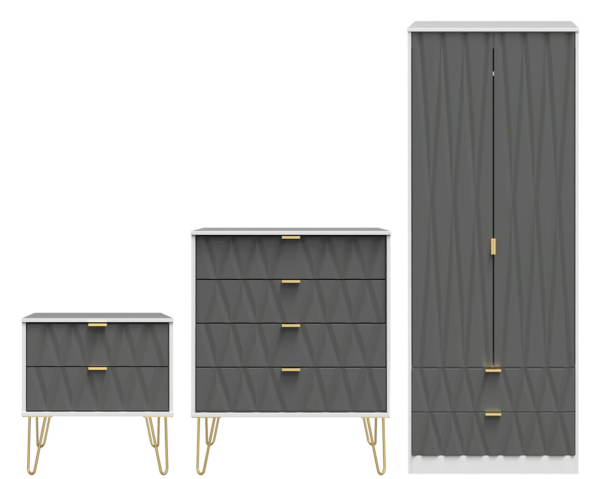 Diamond 3 Piece Bedroom Set