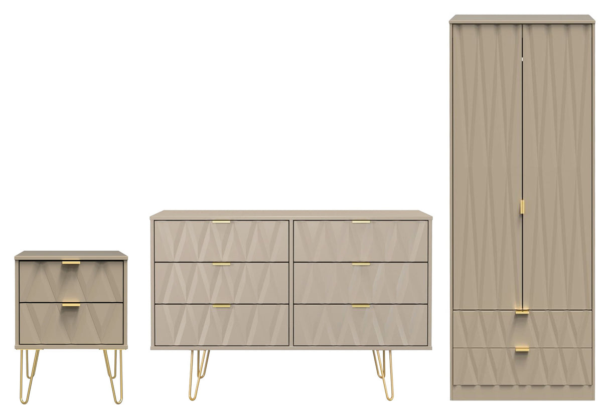 Diamond 3 Piece Bedroom Set