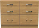 Dorset 6 Drawer Midi Chest Dresser