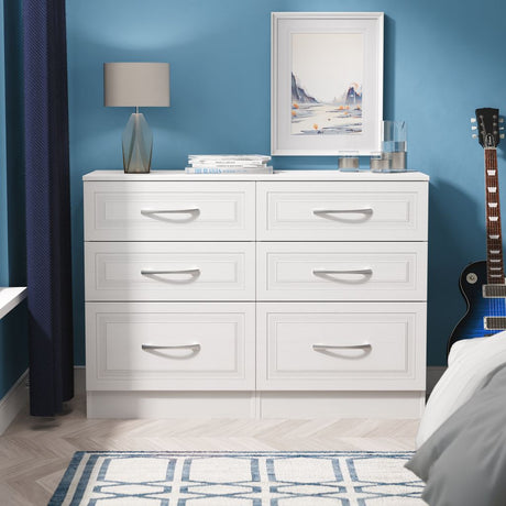 Dorset 6 Drawer Midi Chest Dresser
