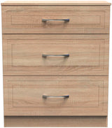 Dorset 3 Drawer Deep Chest Dresser