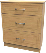 Dorset 3 Drawer Deep Chest Dresser