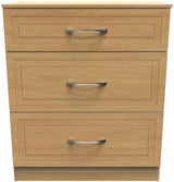 Dorset 3 Drawer Deep Chest Dresser