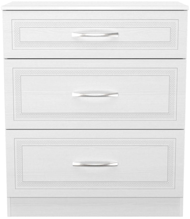Dorset 3 Drawer Deep Chest Dresser
