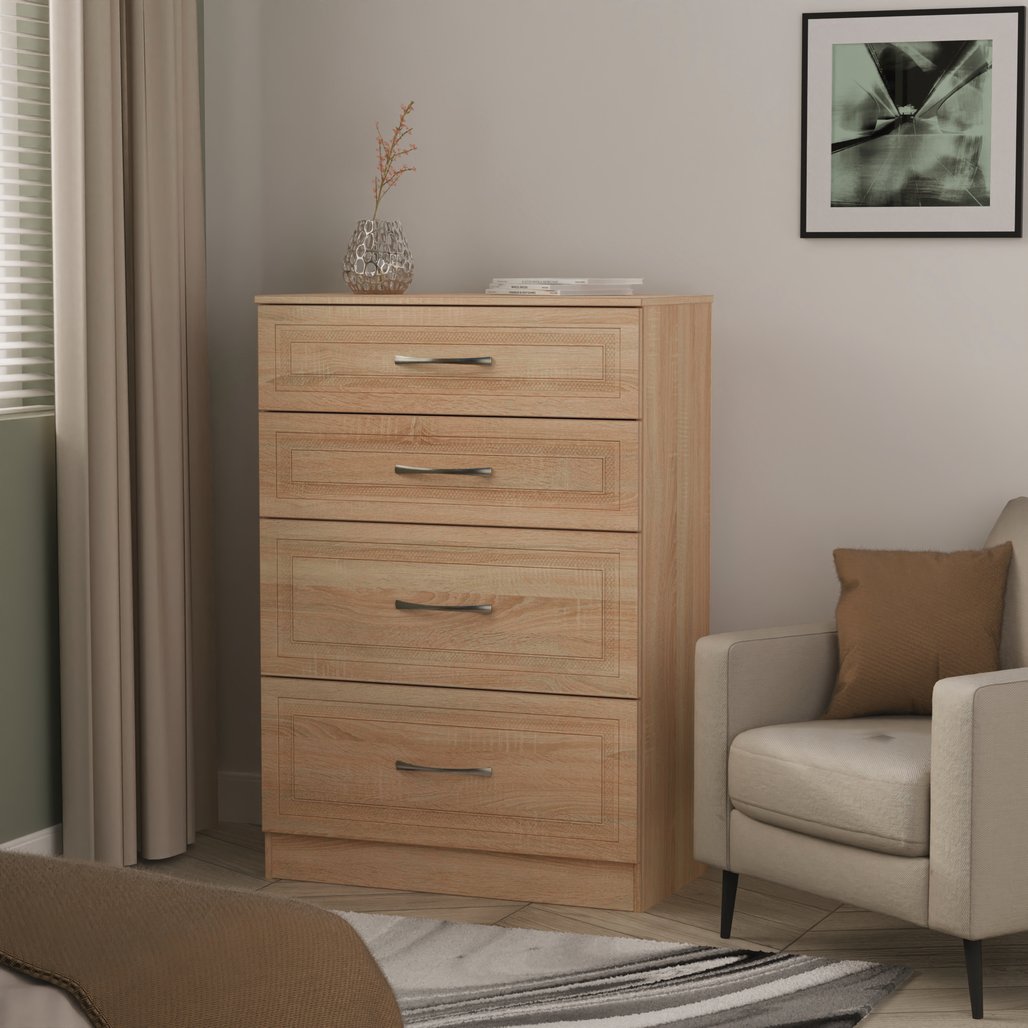 Dorset 4 Drawer Deep Chest Dresser