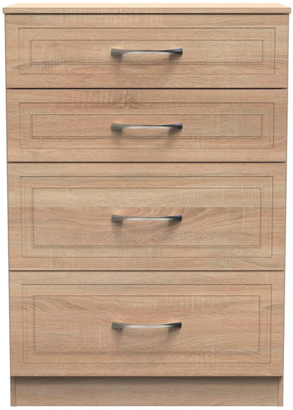 Dorset 4 Drawer Deep Chest Dresser