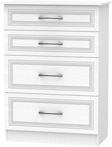 Dorset 4 Drawer Deep Chest Dresser