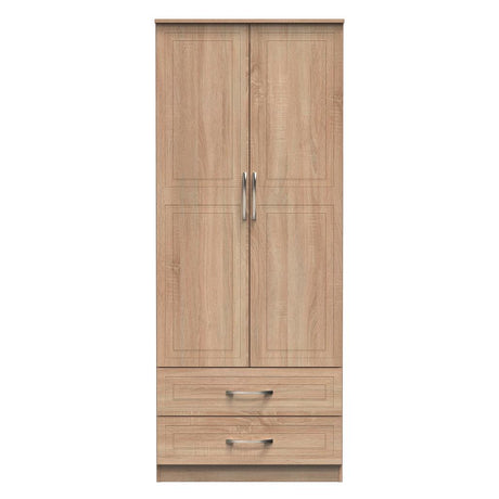 Dorset 2 Door 2 Drawer Double Wardrobe