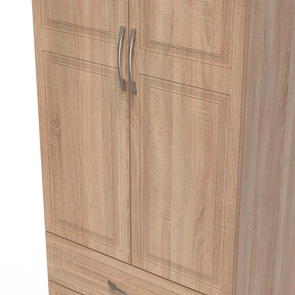 Dorset 2 Door 2 Drawer Double Wardrobe
