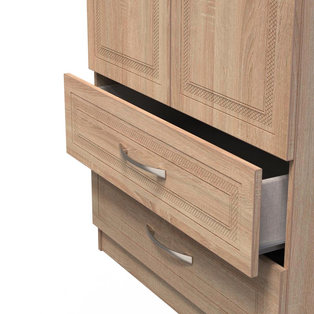Dorset 2 Door 2 Drawer Double Wardrobe