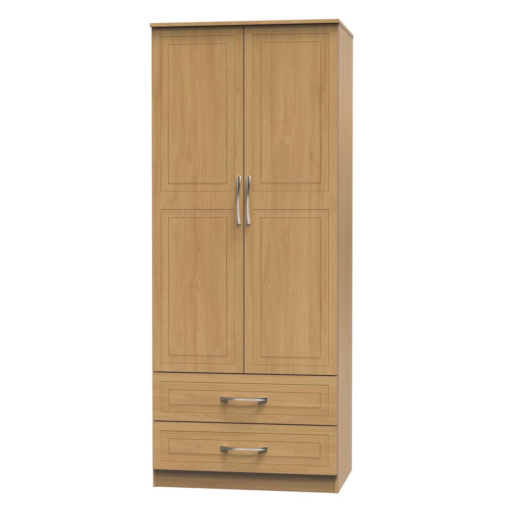 Dorset 2 Door 2 Drawer Double Wardrobe