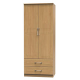 Dorset 2 Door 2 Drawer Double Wardrobe