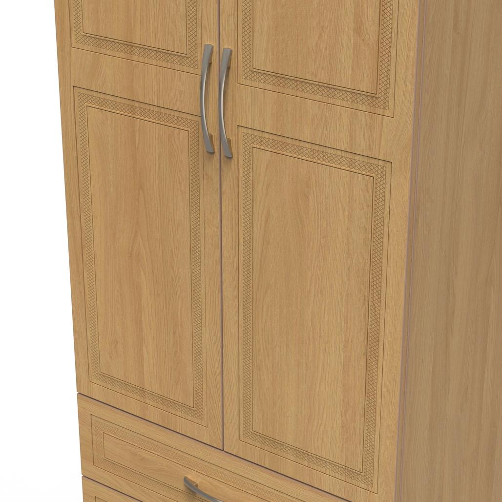 Dorset 2 Door 2 Drawer Double Wardrobe