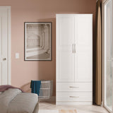 Dorset 2 Door 2 Drawer Double Wardrobe