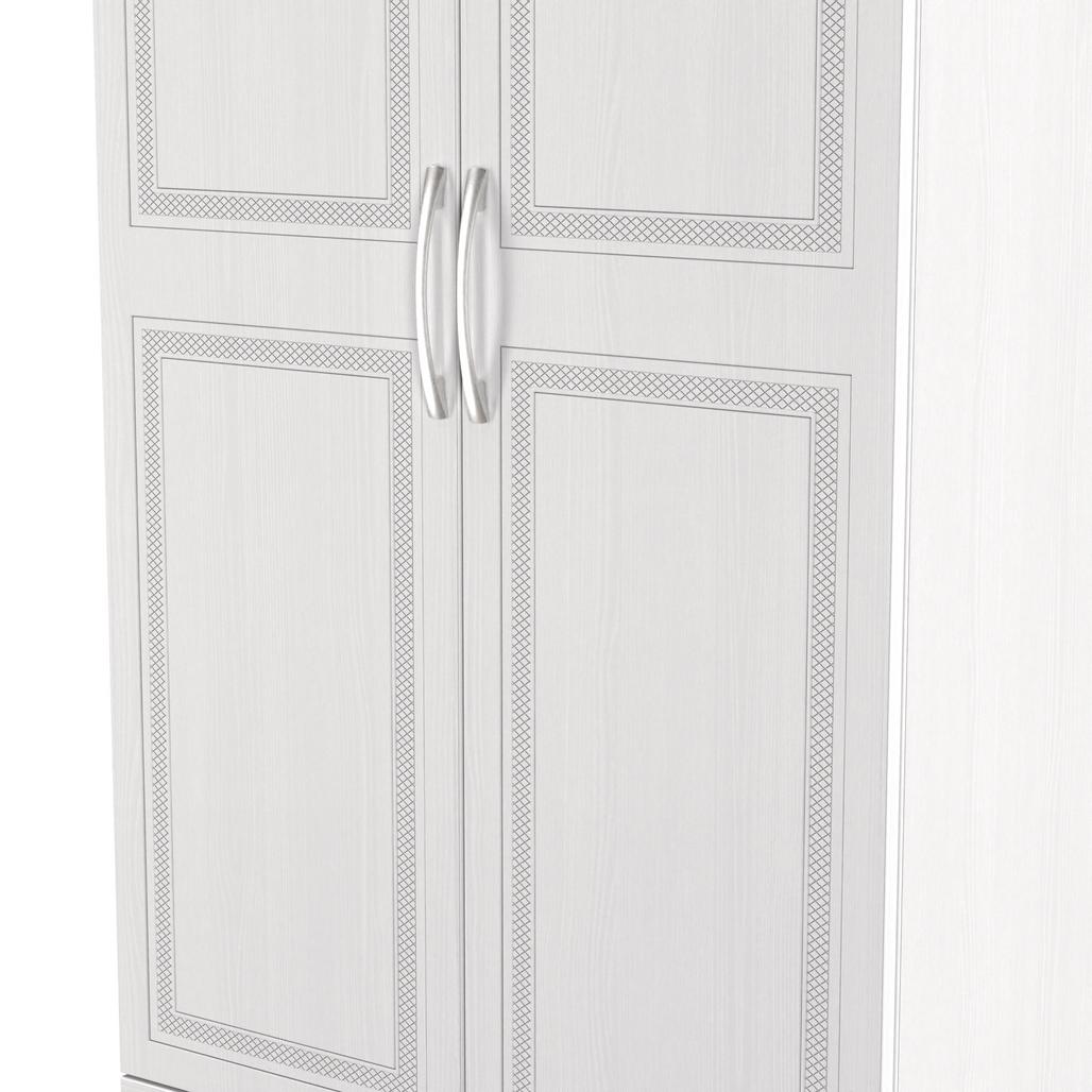 Dorset 2 Door 2 Drawer Double Wardrobe
