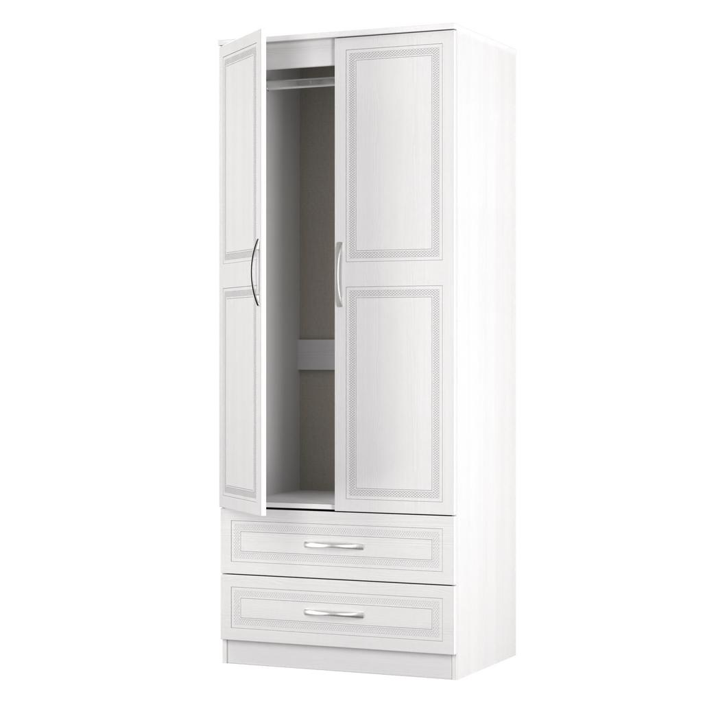 Dorset 2 Door 2 Drawer Double Wardrobe