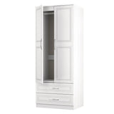 Dorset 2 Door 2 Drawer Double Wardrobe