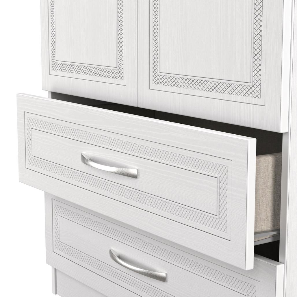 Dorset 2 Door 2 Drawer Double Wardrobe