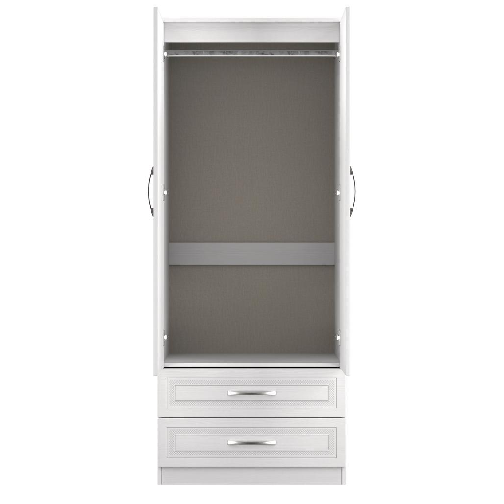 Dorset 2 Door 2 Drawer Double Wardrobe