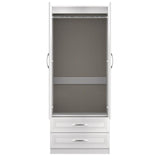 Dorset 2 Door 2 Drawer Double Wardrobe