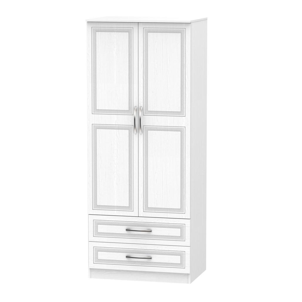 Dorset 2 Door 2 Drawer Double Wardrobe