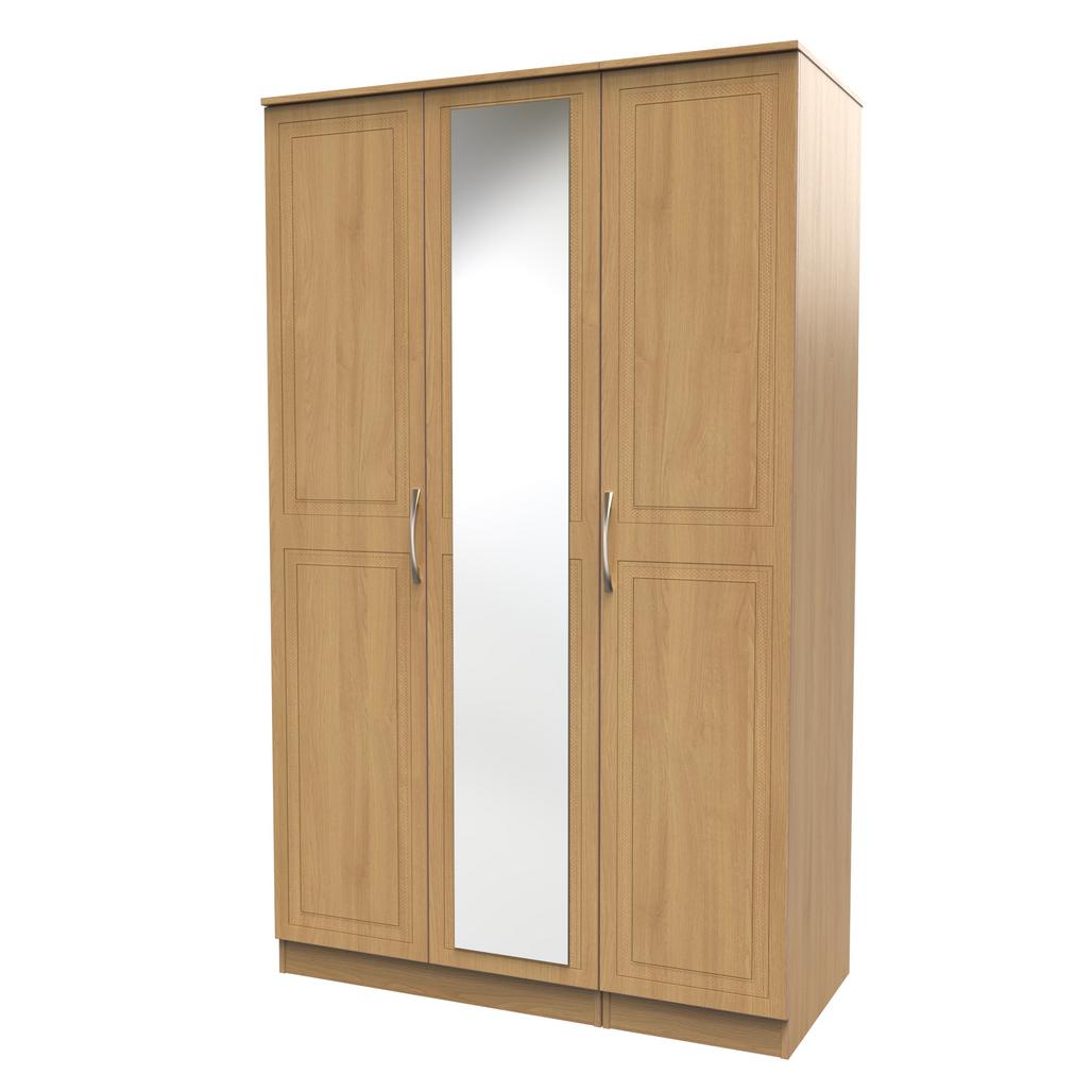 Dorset Mirrored 3 Door Triple Wardrobe