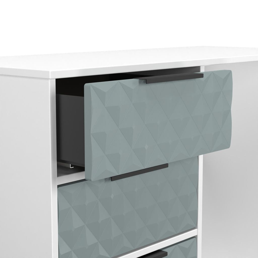 Harlequin 4 Drawer Pedestal Desk
