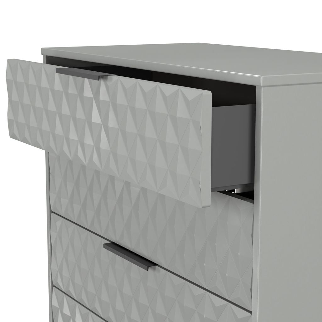 Harlequin 4 Drawer Chest with Black Hairpin Legs