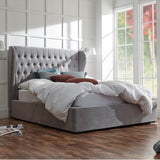 Dakota Platinum Ottoman Bed