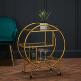 Dixie Gold Serving Cart