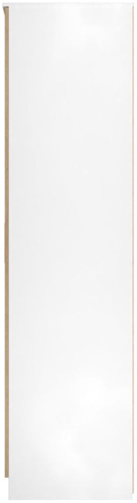Java Tall Mirrored 2 Drawer 3 Door Triple Wardrobe