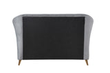 Elm Grey Velvet Bed