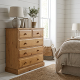 Maple 3+2 Drawer Chest of Drawers
