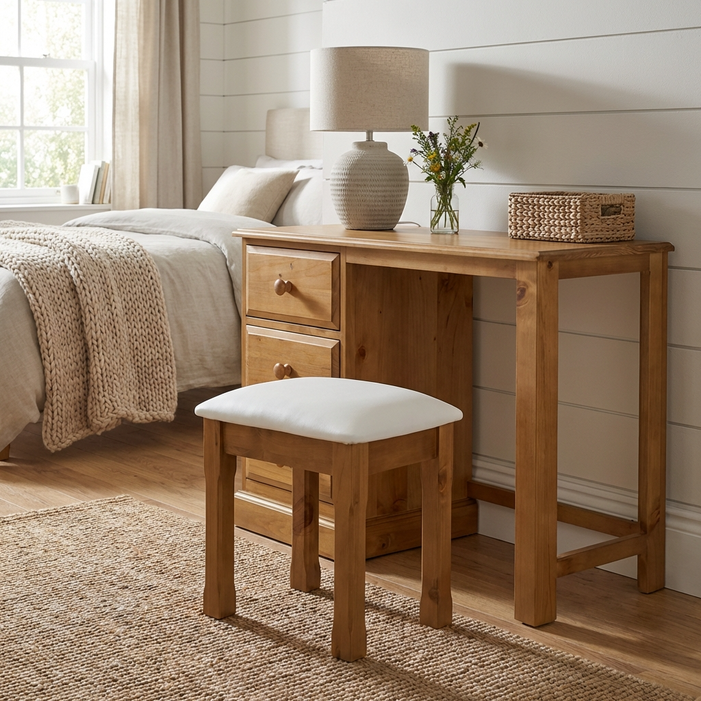 Maple Dressing Table Stool