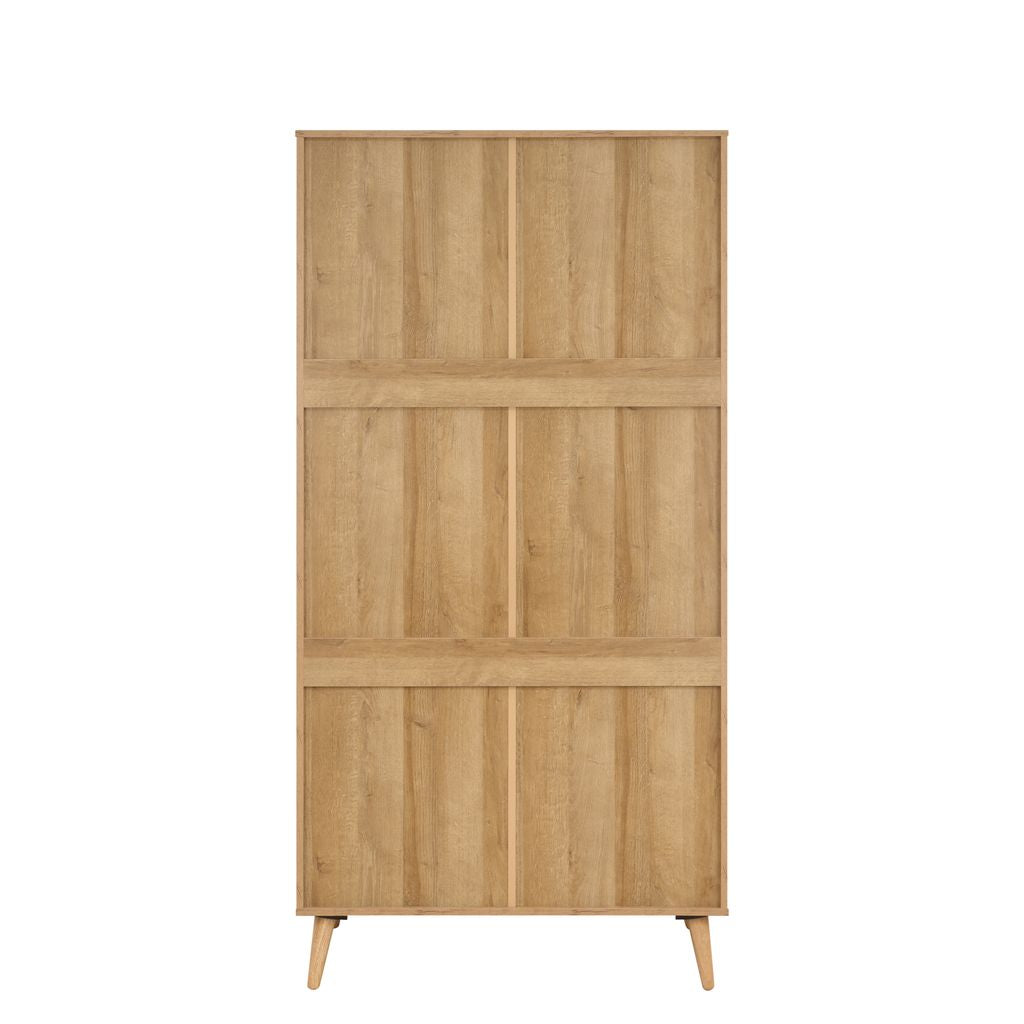 Manila Rattan 3 Piece Bedroom Set with 2 Door Wardrobe, Bedside Table & Chest of 3+2 Drawers