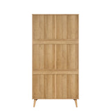 Manila Rattan 3 Piece Bedroom Set with 2 Door Wardrobe, Bedside Table & Chest of 3+2 Drawers