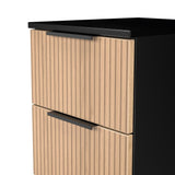 Java 2 Drawer Bedside Table